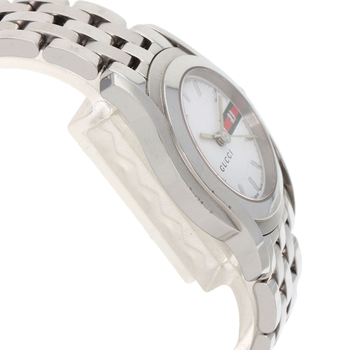 GUCCI Round face Watches 5500L Stainless Steel/Stainless Steel Ladies