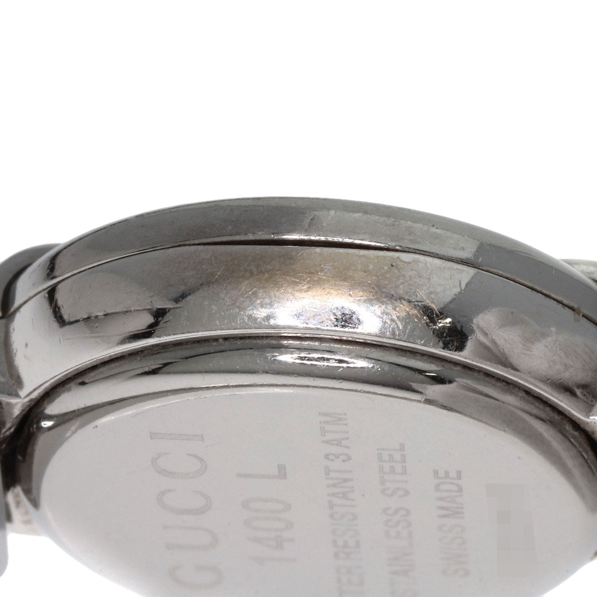 GUCCI Round face Watches 1400L Stainless Steel/Stainless Steel Ladies