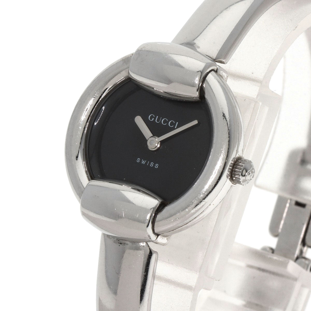 GUCCI Round face Watches 1400L Stainless Steel/Stainless Steel Ladies