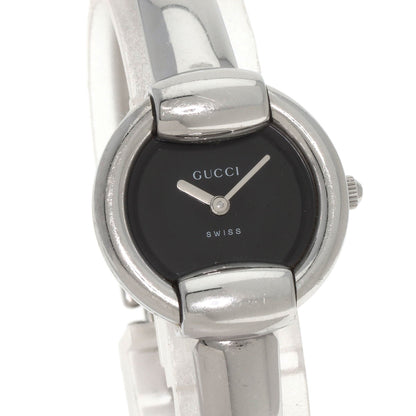 GUCCI Round face Watches 1400L Stainless Steel/Stainless Steel Ladies