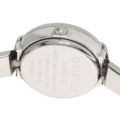 GUCCI Round face Watches 1400L Stainless Steel/Stainless Steel Ladies