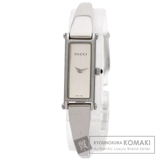 GUCCI Square face Watches 1500L Stainless Steel/Stainless Steel Ladies