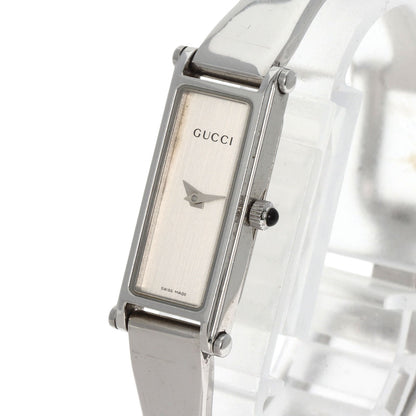 GUCCI Square face Watches 1500L Stainless Steel/Stainless Steel Ladies