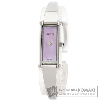 GUCCI Square face Watches 1500L Stainless Steel/Stainless Steel Ladies