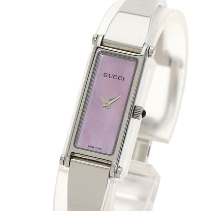 GUCCI Square face Watches 1500L Stainless Steel/Stainless Steel Ladies