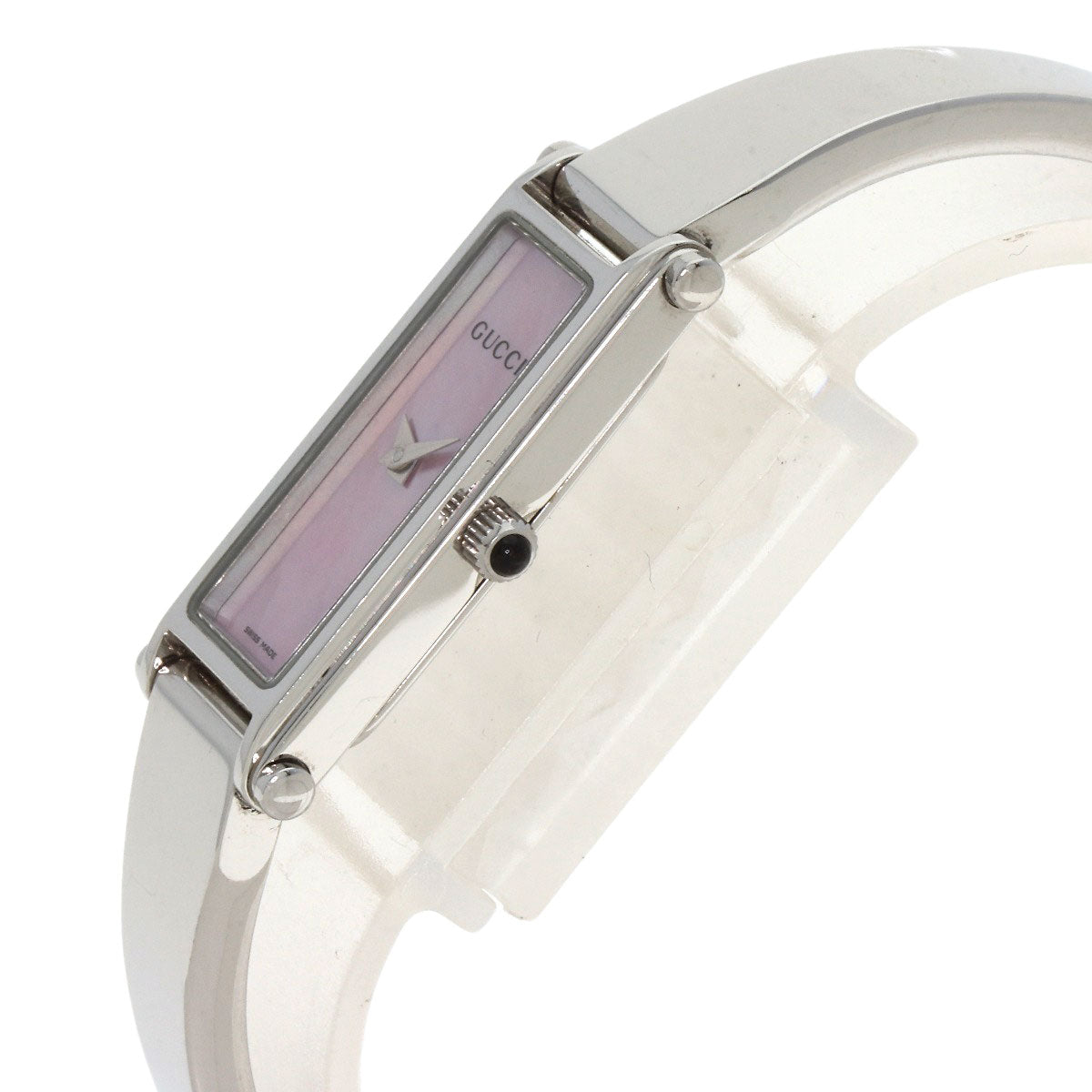 GUCCI Square face Watches 1500L Stainless Steel/Stainless Steel Ladies