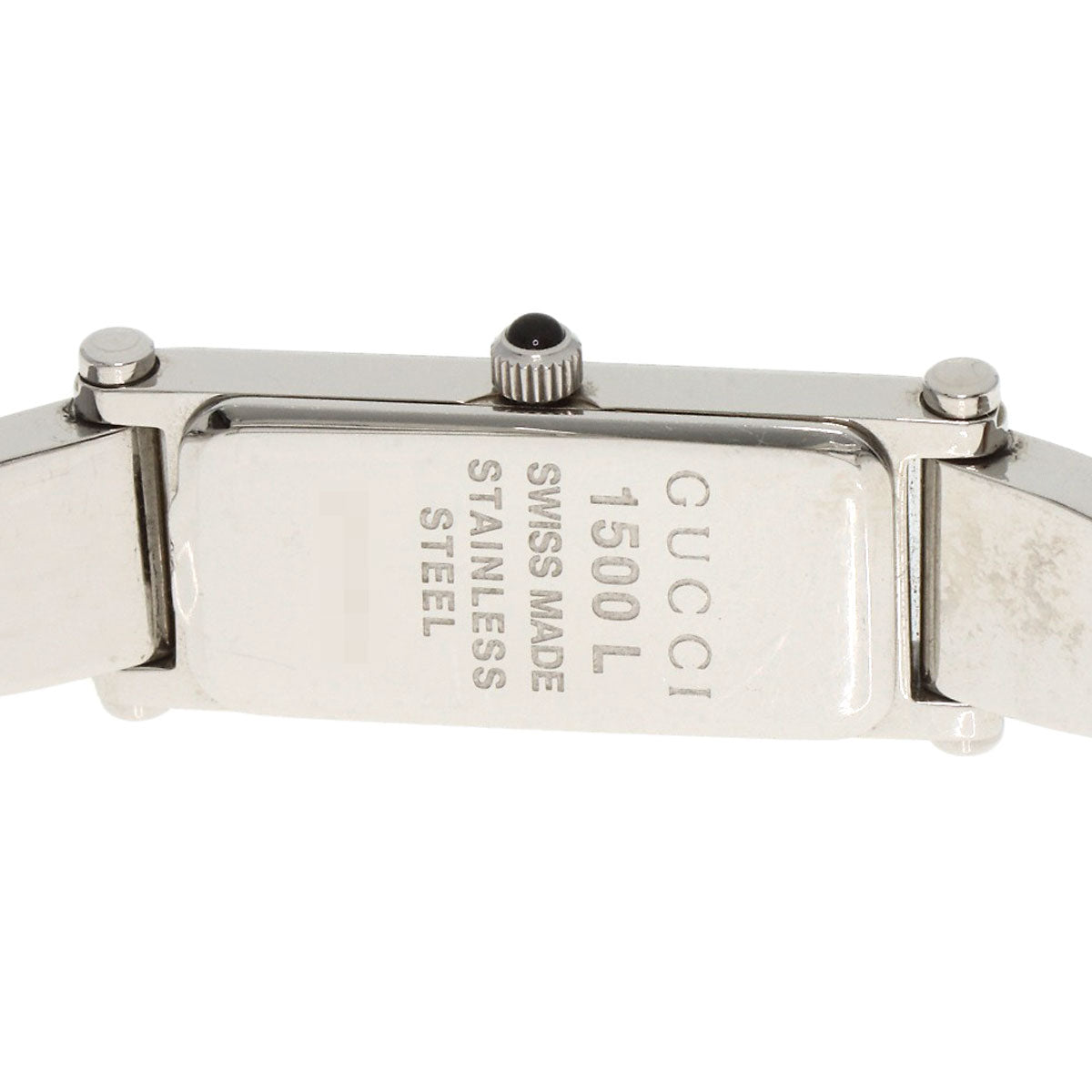 GUCCI Square face Watches 1500L Stainless Steel/Stainless Steel Ladies