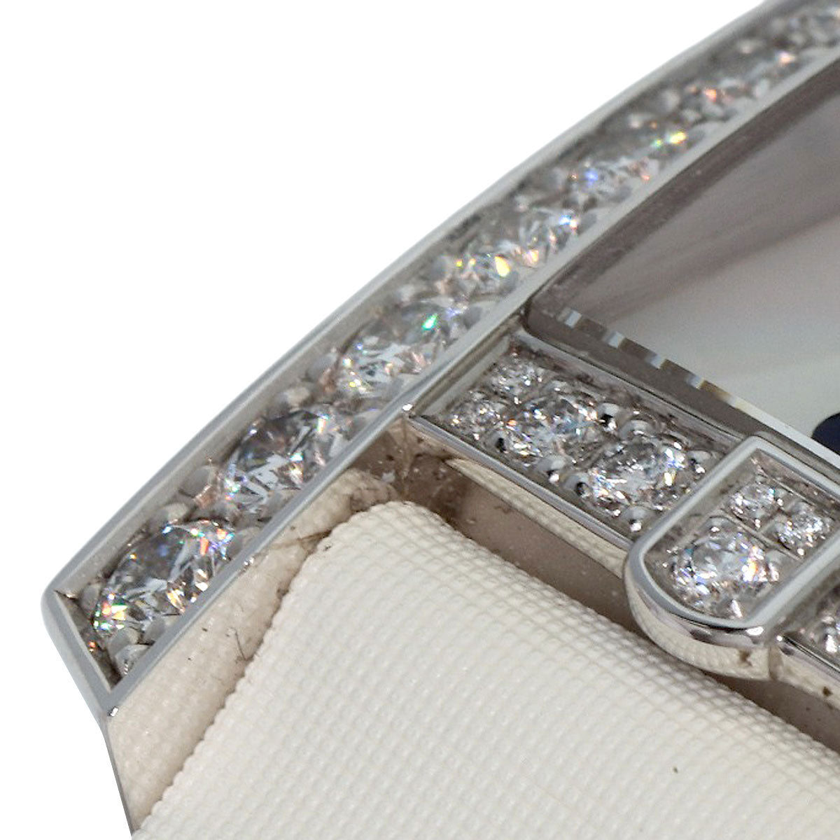 HARRY WINSTON Avenue Traffic Watches 340/LQW.M/D3.1 K18 White Gold/Leather Ladies