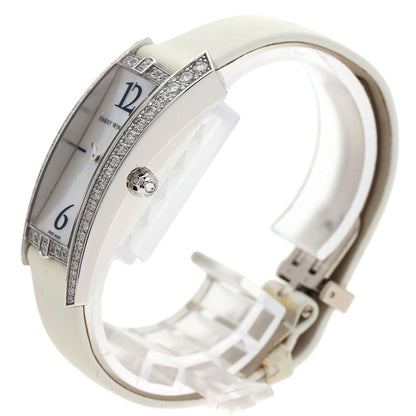 HARRY WINSTON Avenue Traffic Watches 340/LQW.M/D3.1 K18 White Gold/Leather Ladies