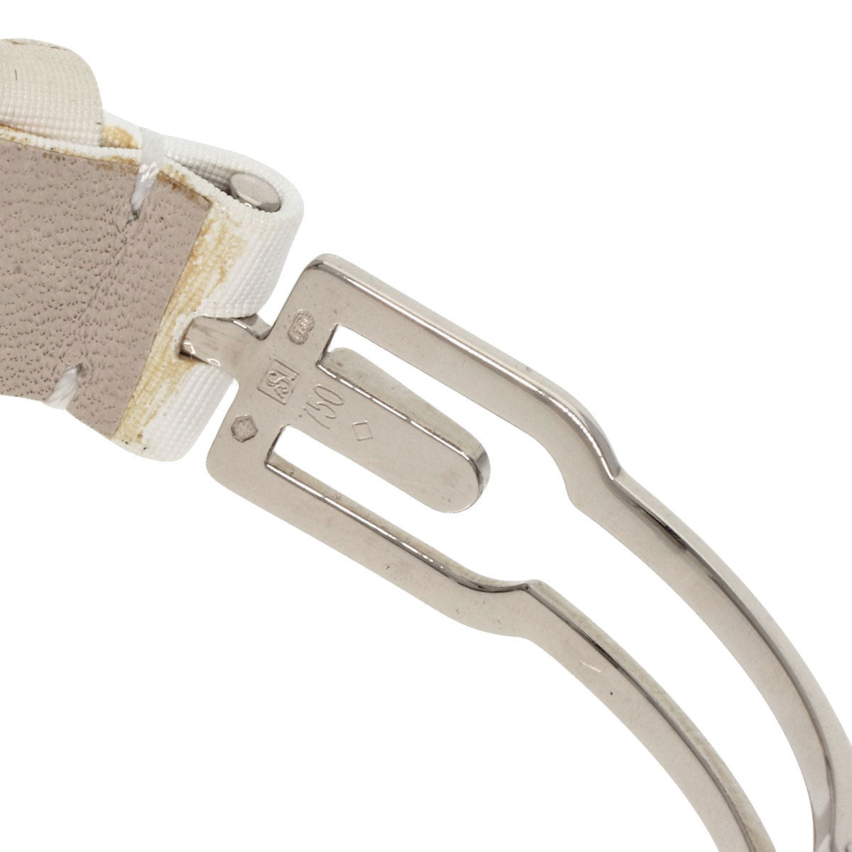 HARRY WINSTON Avenue Traffic Watches 340/LQW.M/D3.1 K18 White Gold/Leather Ladies