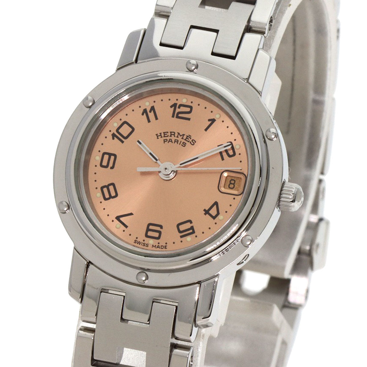 HERMES Clipper Watches CL4.210 Stainless Steel/Stainless Steel Ladies