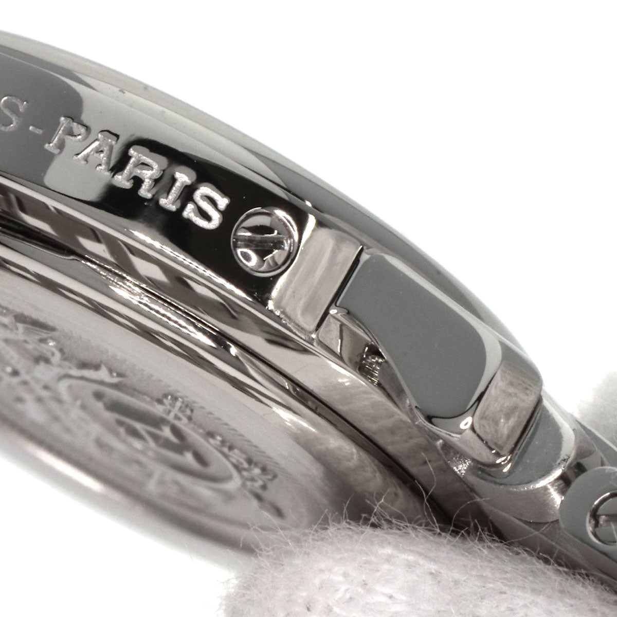 HERMES Clipper Nacre 12P Diamond Watches CL4.230 Stainless Steel/Stainless Steel Ladies