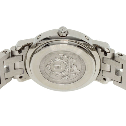 HERMES Clipper Nacre 12P Diamond Watches CL4.230 Stainless Steel/Stainless Steel Ladies