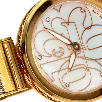 PHILIPPE CHARRIOL Forever Watch Watches FE32 Gold Plated/SSxGP Ladies