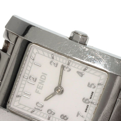 FENDI Square face Watches 7000L Stainless Steel/Stainless Steel Ladies