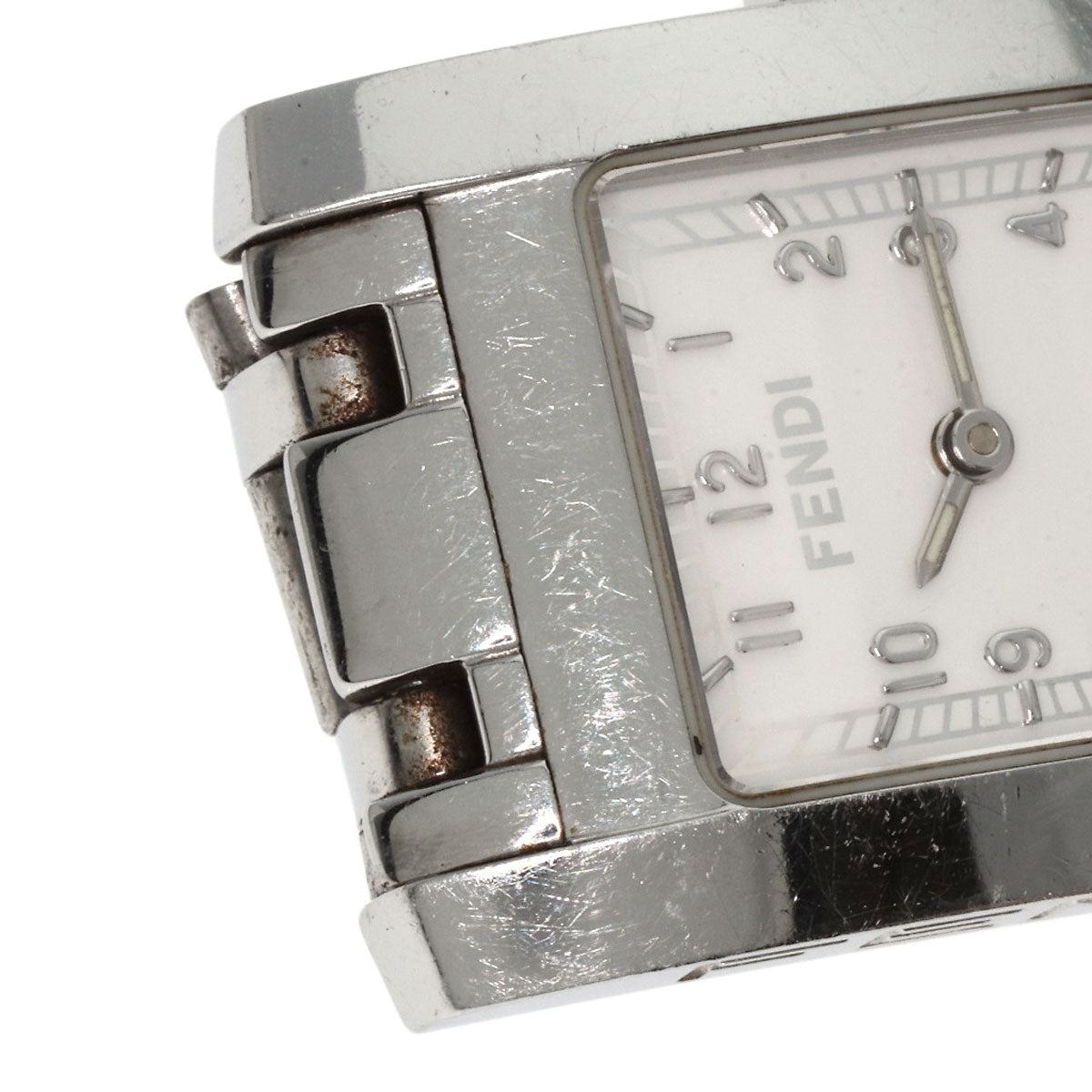 FENDI Square face Watches 7000L Stainless Steel/Stainless Steel Ladies