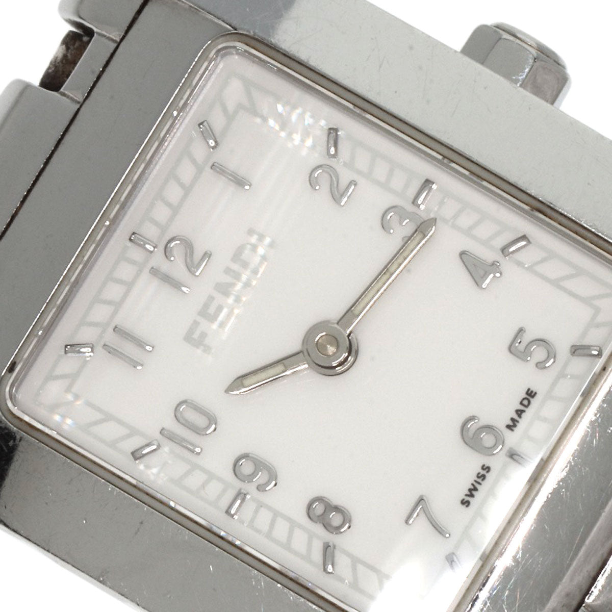 FENDI Square face Watches 7000L Stainless Steel/Stainless Steel Ladies