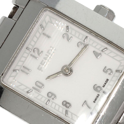 FENDI Square face Watches 7000L Stainless Steel/Stainless Steel Ladies