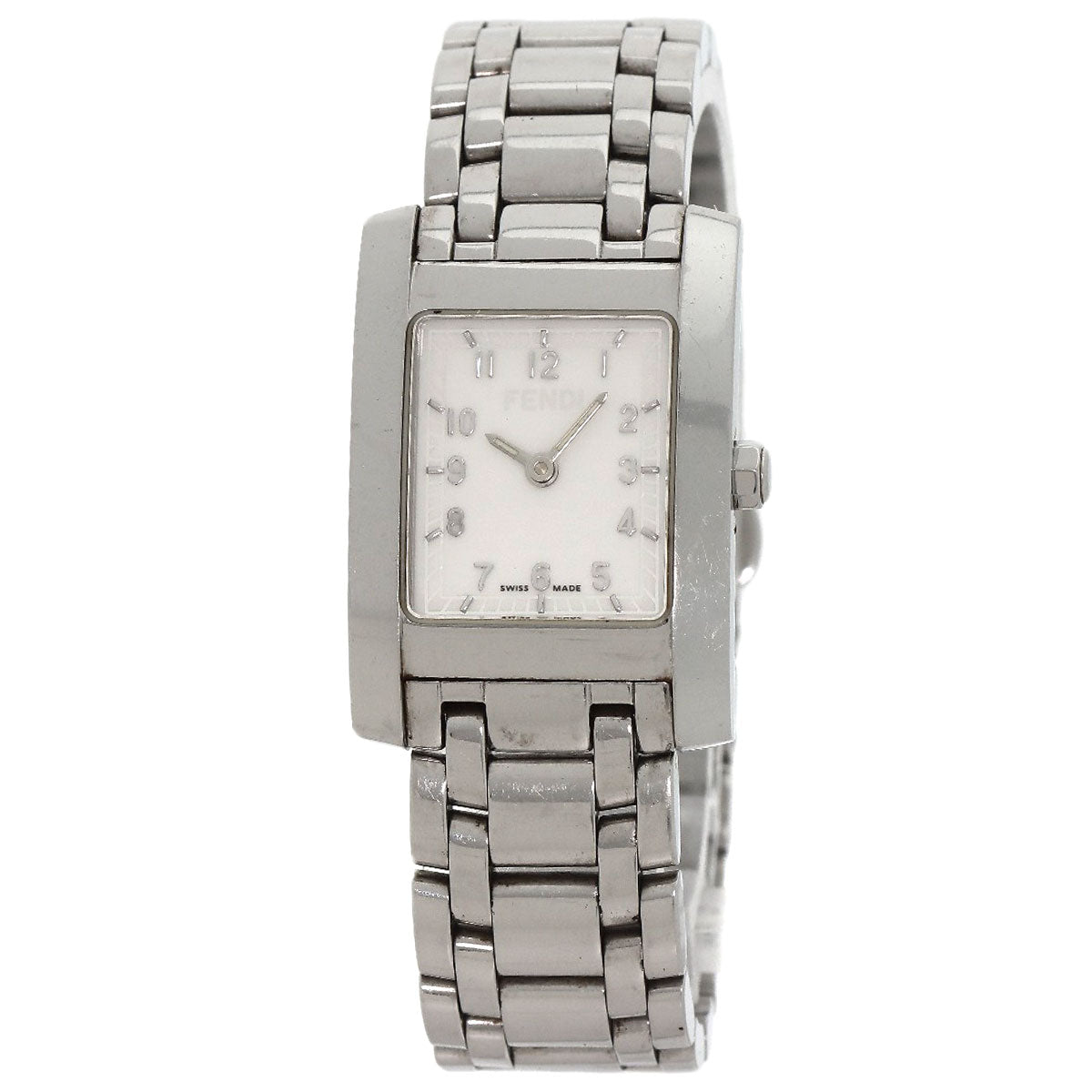 FENDI Square face Watches 7000L Stainless Steel/Stainless Steel Ladies