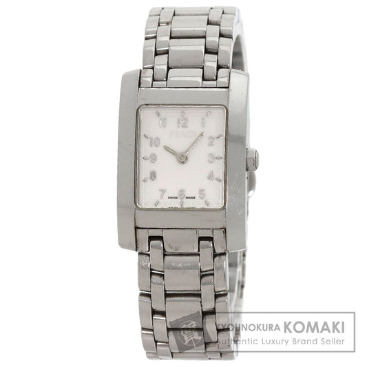 FENDI Square face Watches 7000L Stainless Steel/Stainless Steel Ladies