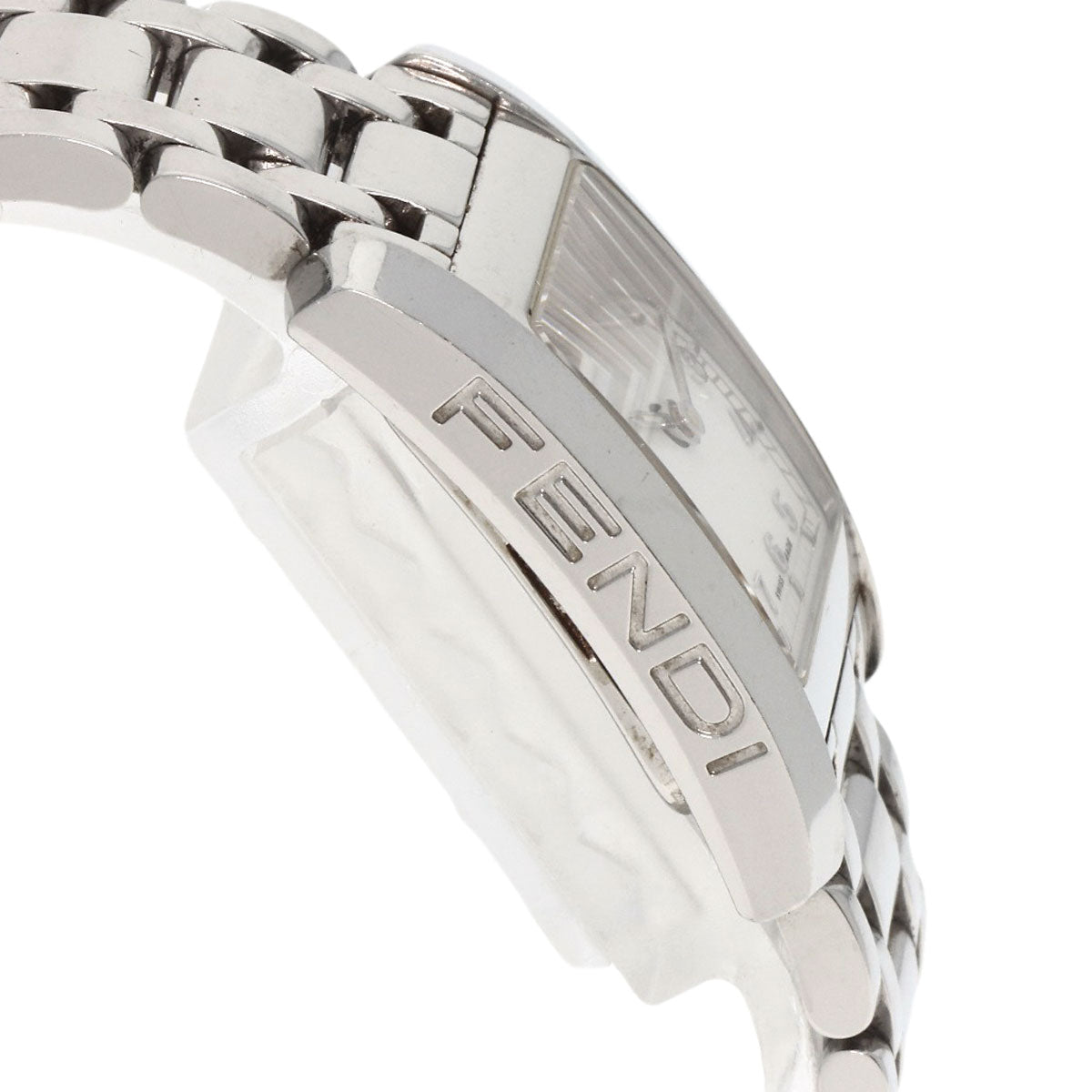 FENDI Square face Watches 7000L Stainless Steel/Stainless Steel Ladies