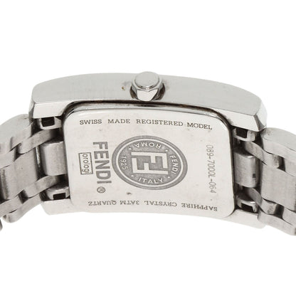 FENDI Square face Watches 7000L Stainless Steel/Stainless Steel Ladies