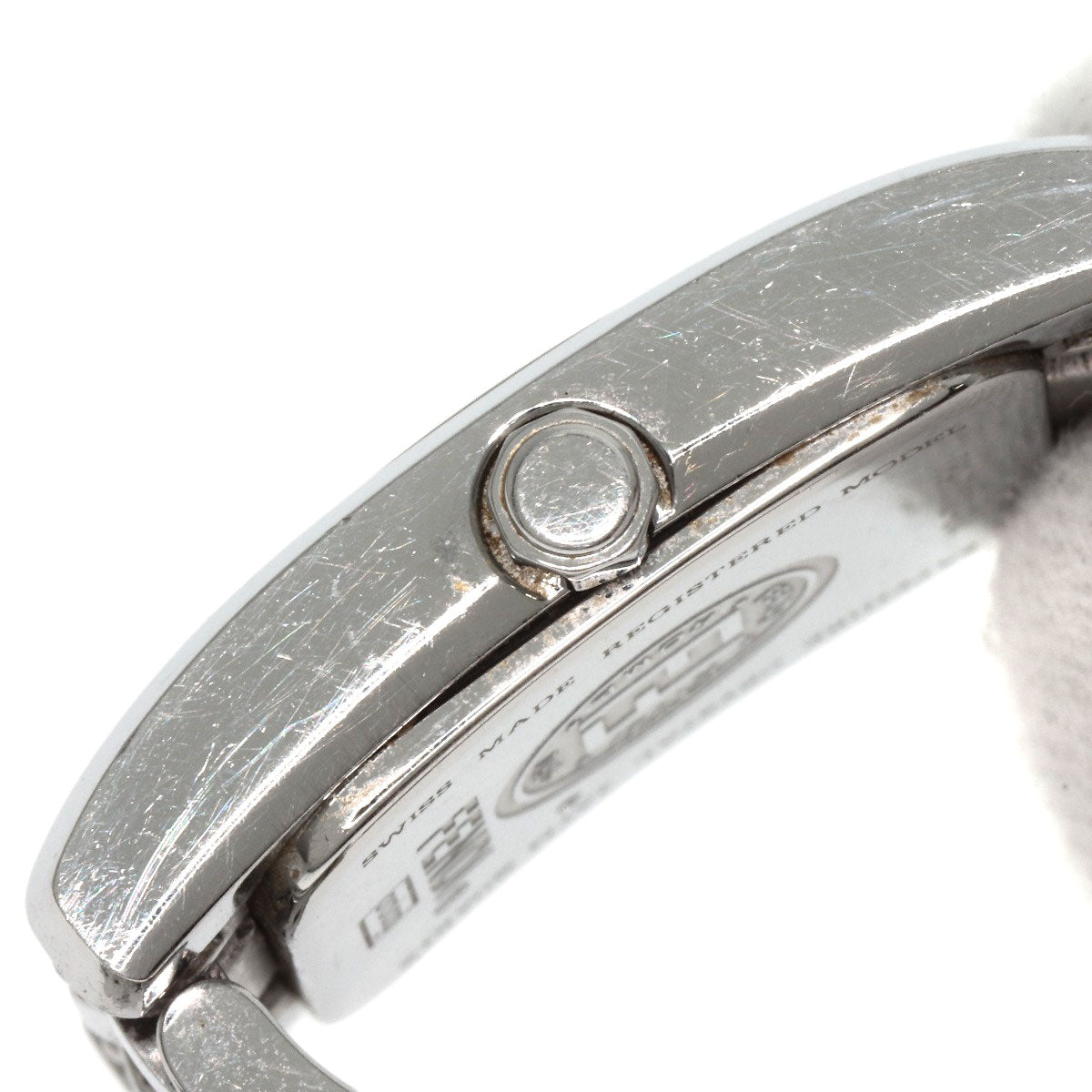 FENDI Square face Watches 7000L Stainless Steel/Stainless Steel Ladies