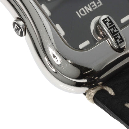 FENDI Buckle motif Watches 3800G Stainless Steel/Leather Ladies