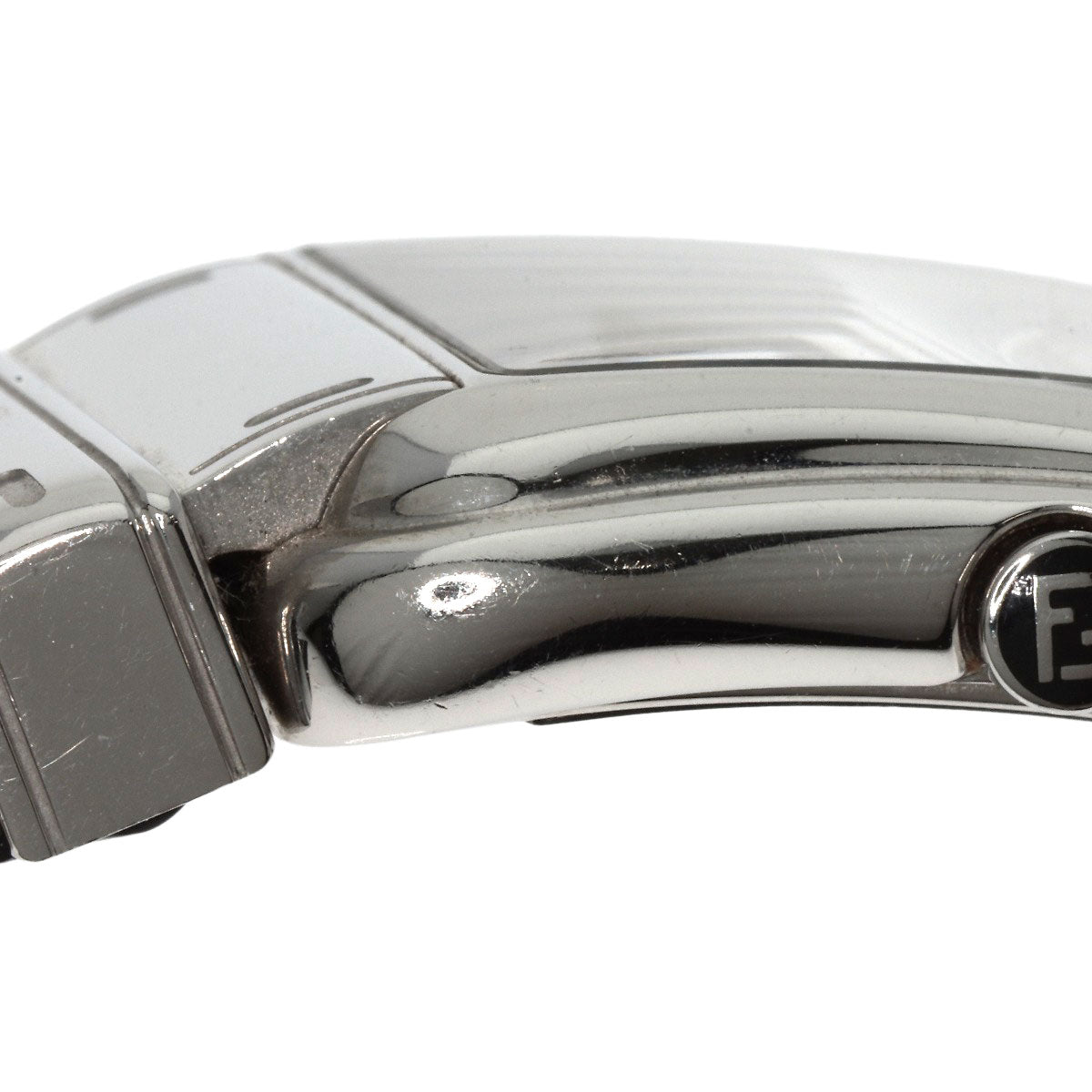 FENDI Buckle motif Watches 3800G Stainless Steel/Leather Ladies