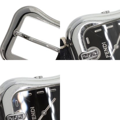 FENDI Buckle motif Watches 3800G Stainless Steel/Leather Ladies