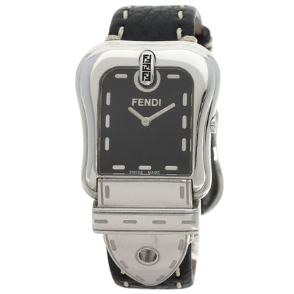FENDI Buckle motif Watches 3800G Stainless Steel/Leather Ladies