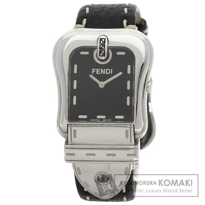 FENDI Buckle motif Watches 3800G Stainless Steel/Leather Ladies