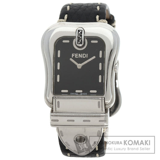FENDI Buckle motif Watches 3800G Stainless Steel/Leather Ladies