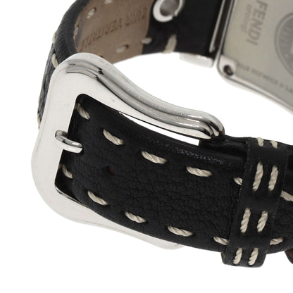 FENDI Buckle motif Watches 3800G Stainless Steel/Leather Ladies