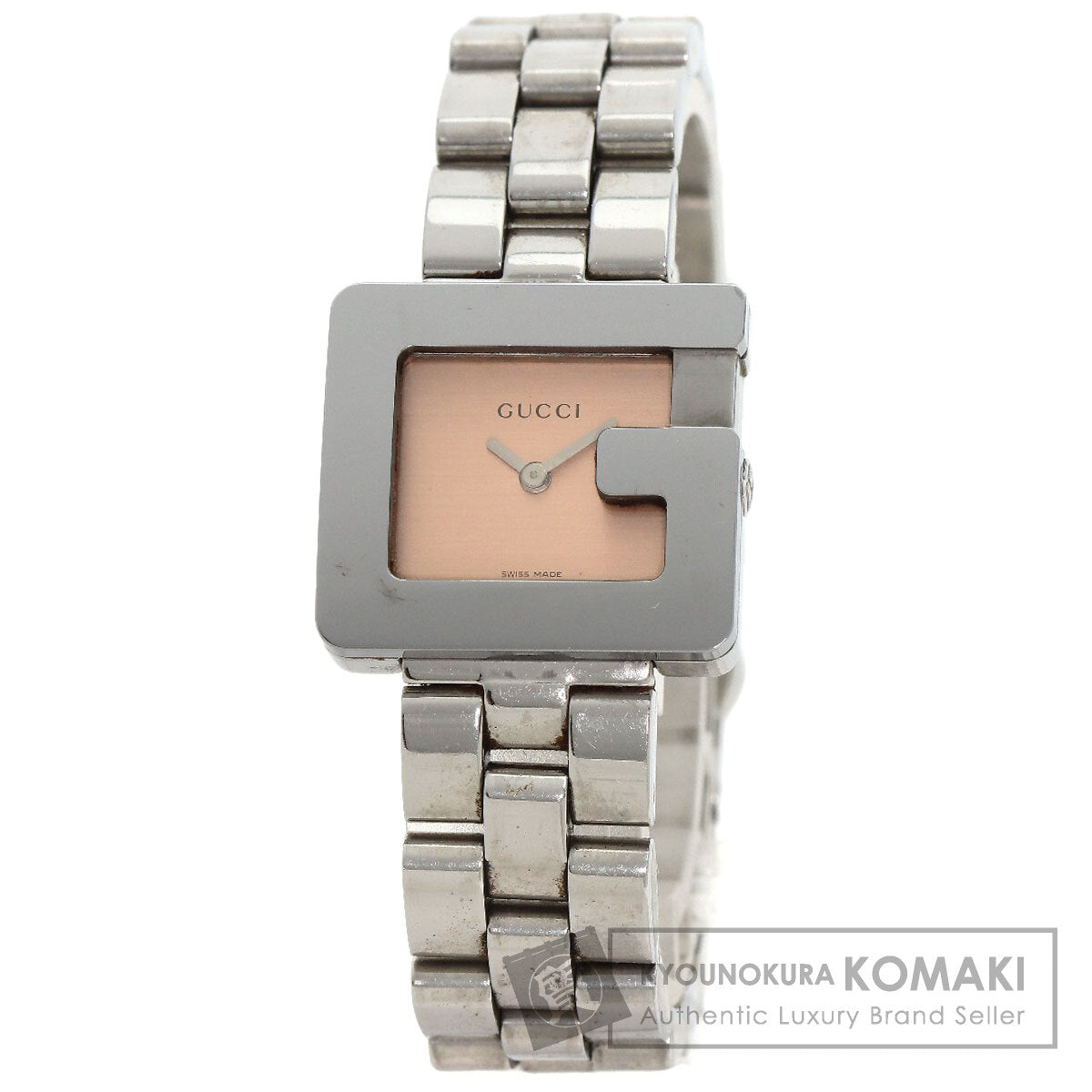 GUCCI G Square Watches 3600L Stainless Steel/Stainless Steel Ladies