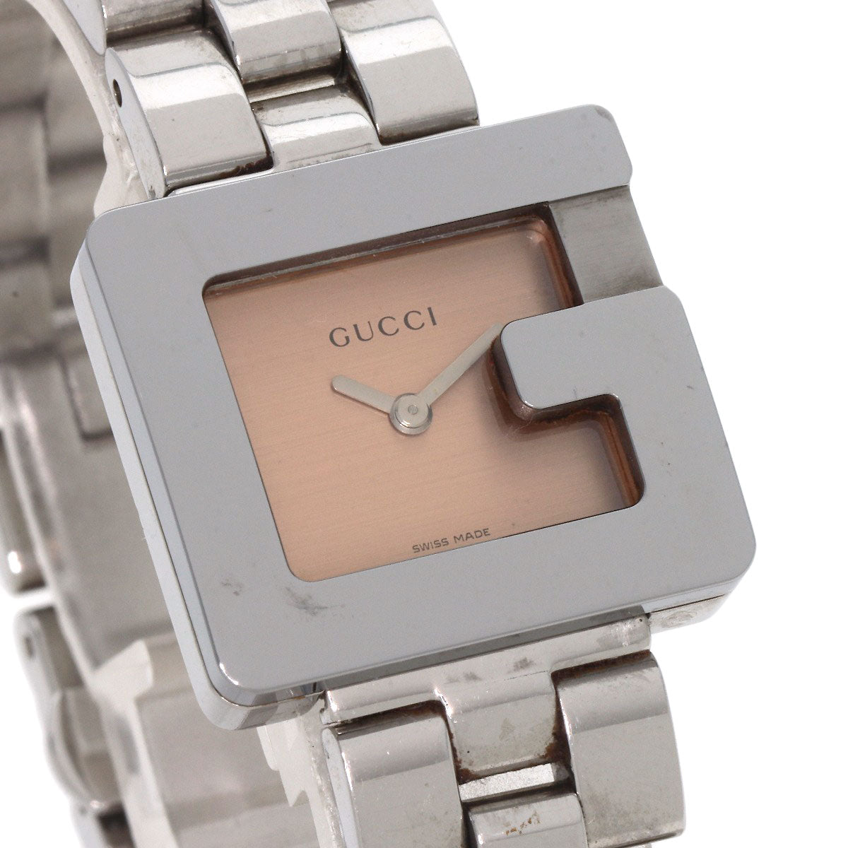 GUCCI G Square Watches 3600L Stainless Steel/Stainless Steel Ladies