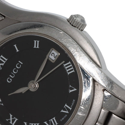 GUCCI Round face Watches 5500L Stainless Steel/Stainless Steel Ladies