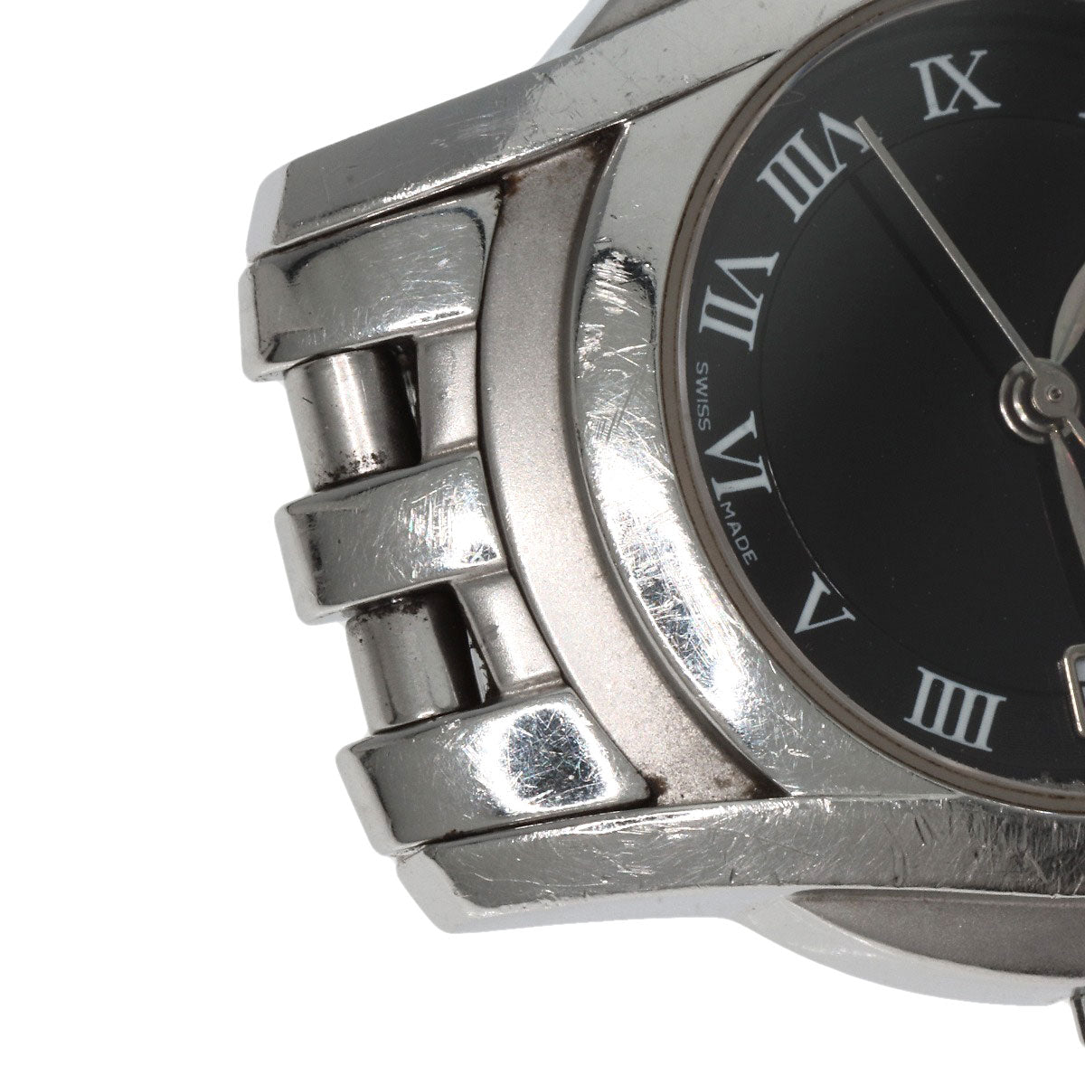 GUCCI Round face Watches 5500L Stainless Steel/Stainless Steel Ladies