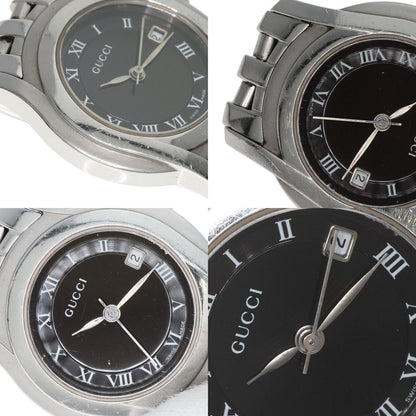 GUCCI Round face Watches 5500L Stainless Steel/Stainless Steel Ladies