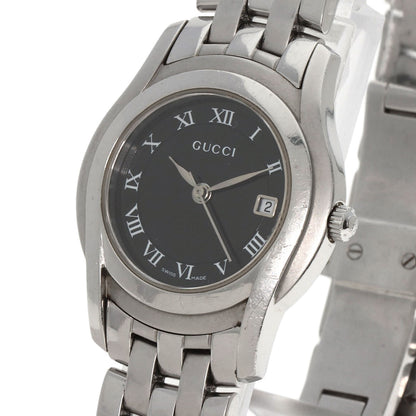 GUCCI Round face Watches 5500L Stainless Steel/Stainless Steel Ladies