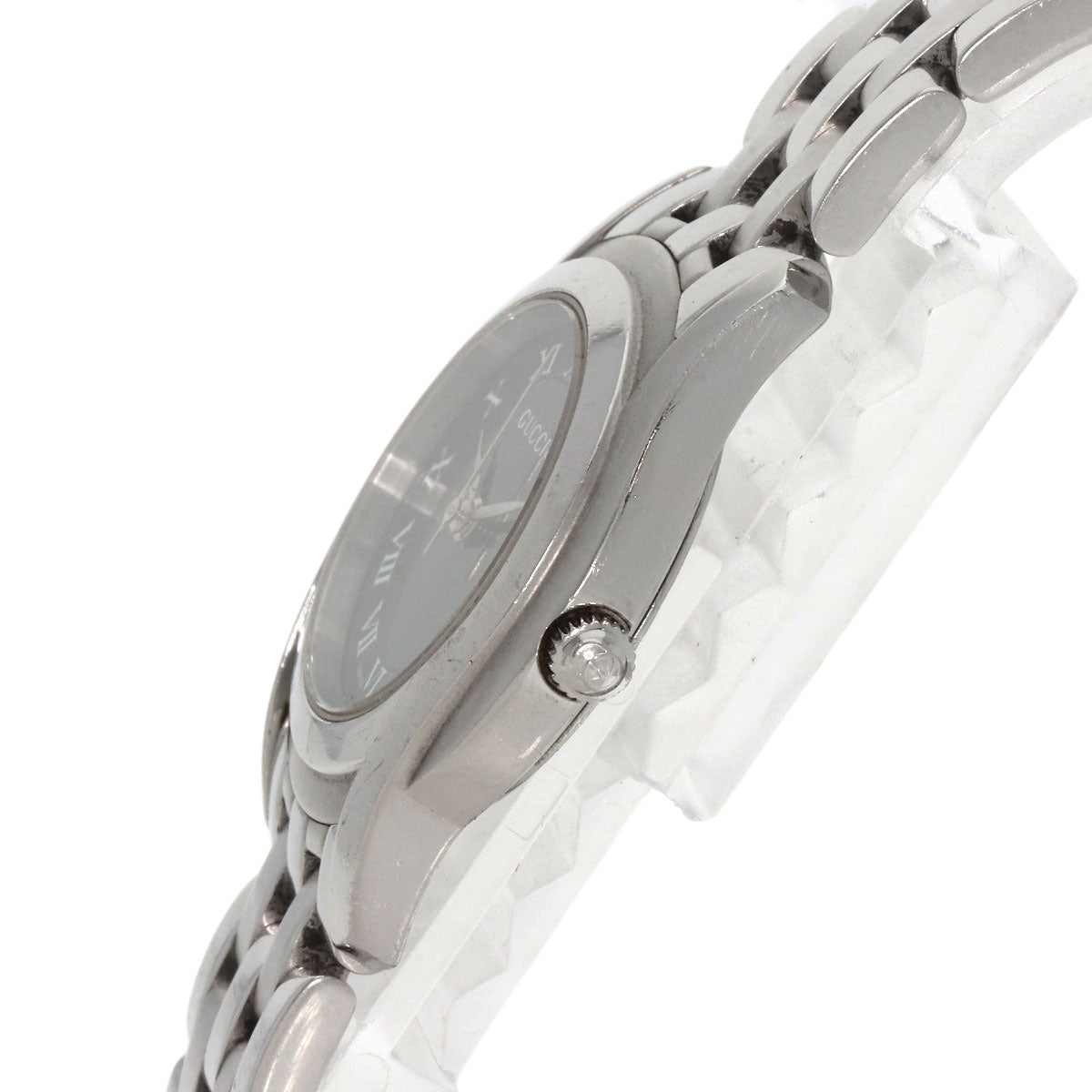 GUCCI Round face Watches 5500L Stainless Steel/Stainless Steel Ladies