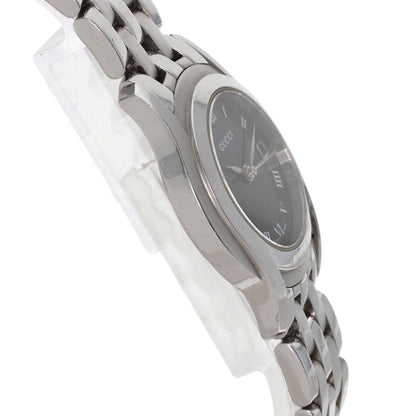 GUCCI Round face Watches 5500L Stainless Steel/Stainless Steel Ladies