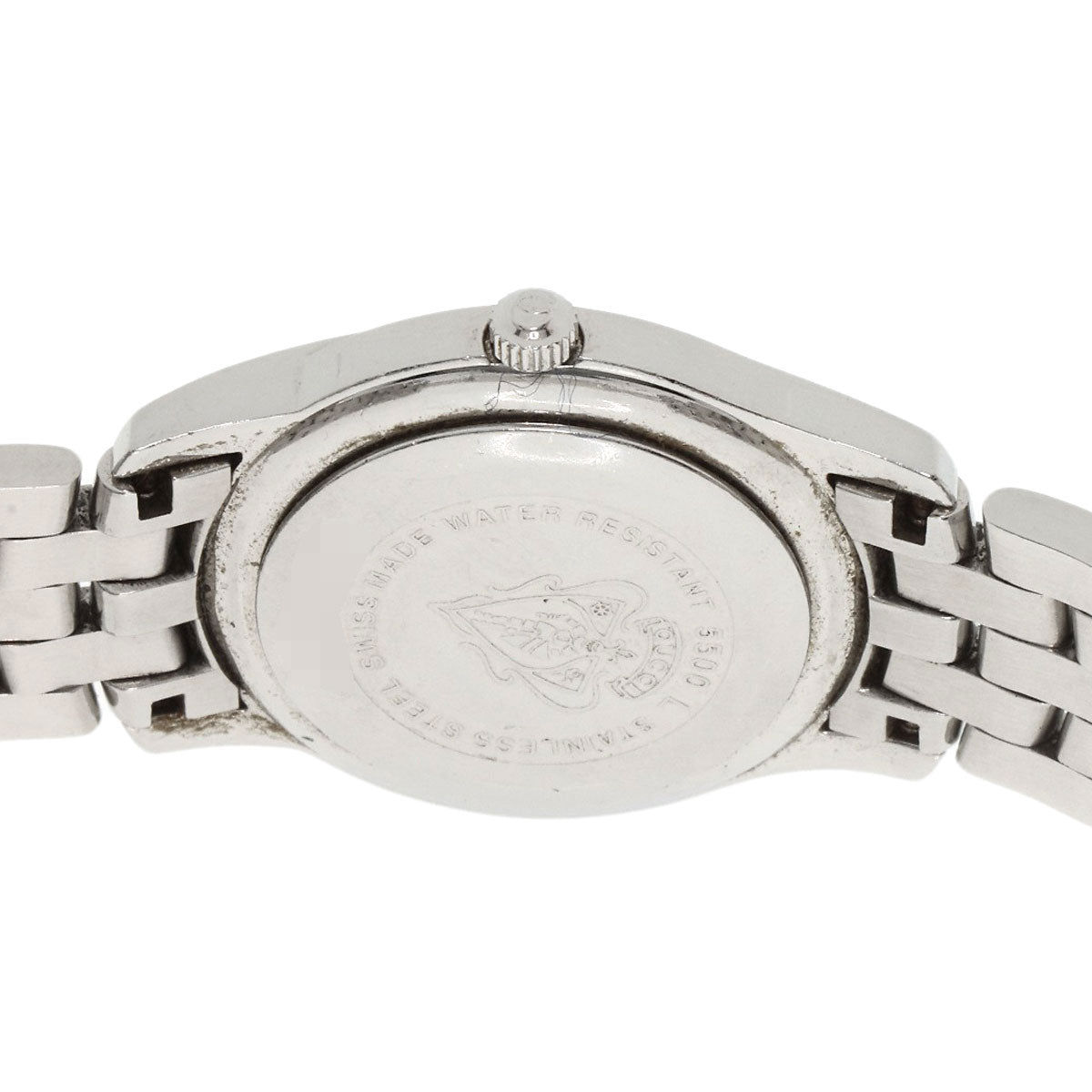 GUCCI Round face Watches  5500L Stainless Steel/Stainless Steel Ladies