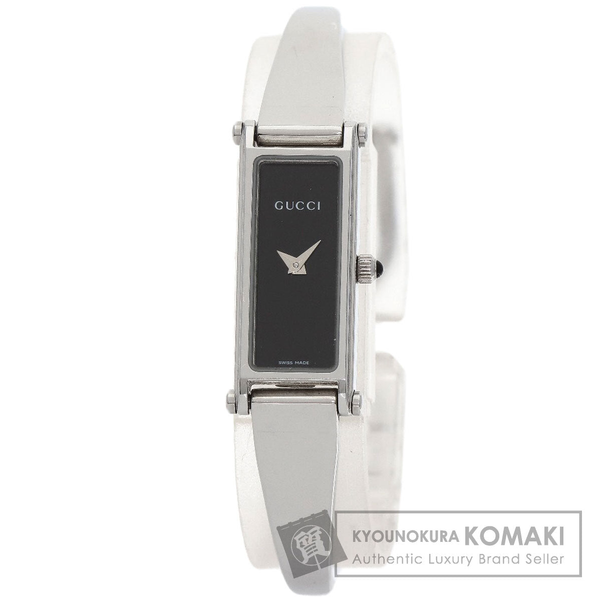 GUCCI Square face Watches 1500L Stainless Steel/Stainless Steel Ladies