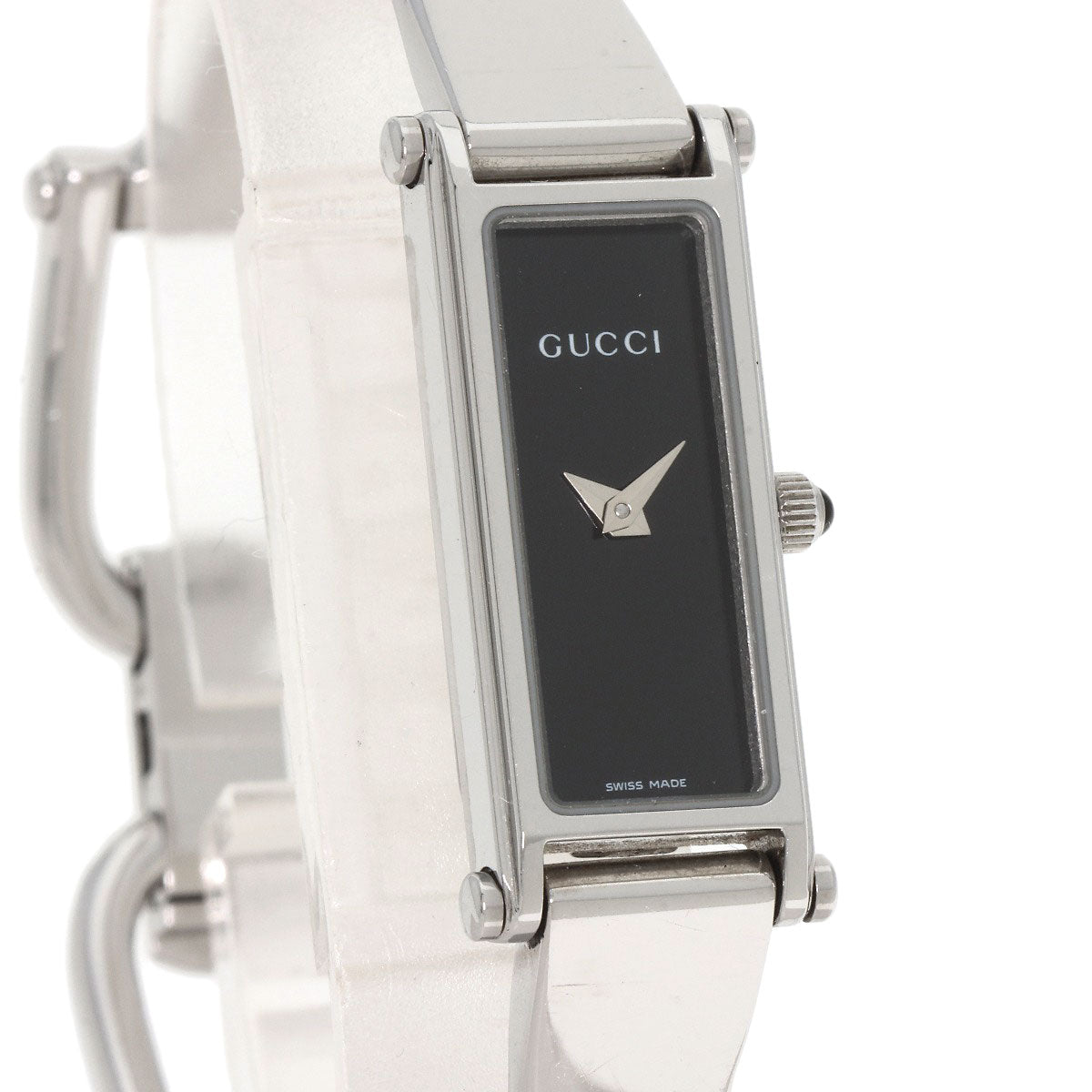 GUCCI Square face Watches 1500L Stainless Steel/Stainless Steel Ladies