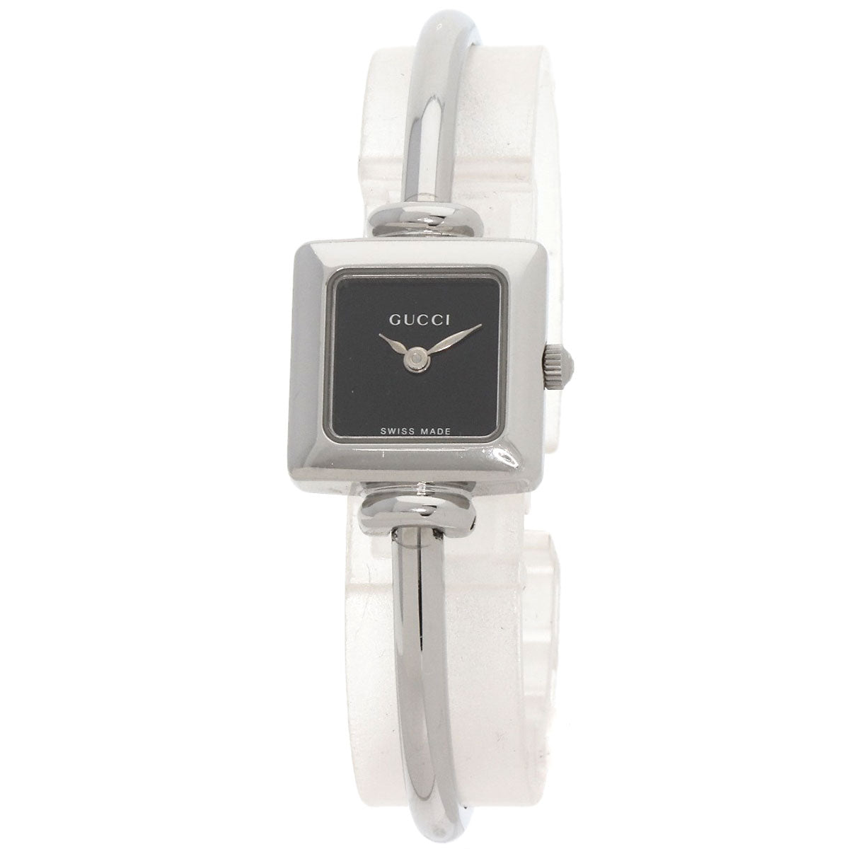 GUCCI Square face Watches 1900L Stainless Steel/Stainless Steel Ladies