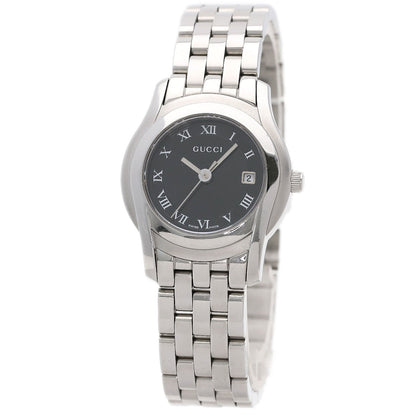GUCCI Round face Watches 5500L Stainless Steel/Stainless Steel Ladies