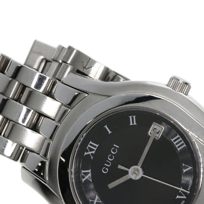 GUCCI Round face Watches 5500L Stainless Steel/Stainless Steel Ladies