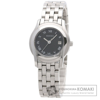 GUCCI Round face Watches 5500L Stainless Steel/Stainless Steel Ladies