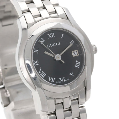 GUCCI Round face Watches 5500L Stainless Steel/Stainless Steel Ladies